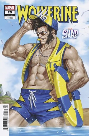 [Wolverine (series 8) No. 25 (Cover E - InHyuk Lee Marvel Snap Swimsuit Variant)]