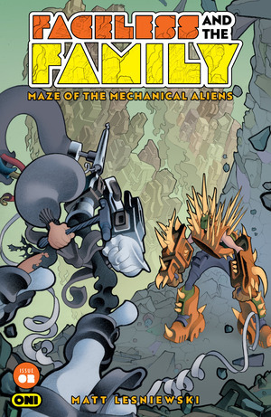 [Faceless and the Family - Maze of the Mechanical Aliens #2 (Cover A - Matt Lesniewski)]