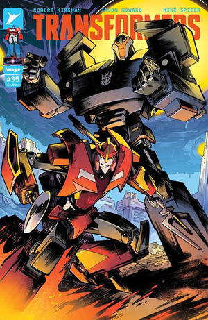 [Transformers (series 4) #35 (Cover C - Jason Howard)]