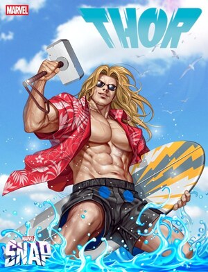 [Mortal Thor No. 14 - Thor Legacy No. 800 (Cover G - InHyuk Lee Marvel Snap Swimsuit Variant)]