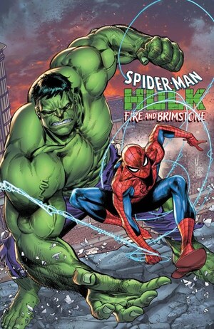 [Spider-Man / Hulk: Fire and Brimstone No. 1 (1st printing, Cover B - Marco Checchetto Foil)]