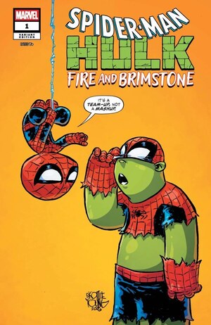 [Spider-Man / Hulk: Fire and Brimstone No. 1 (1st printing, Cover C - Skottie Young)]