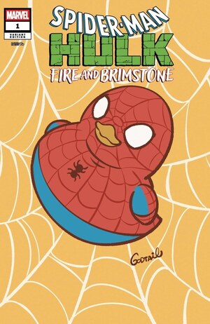 [Spider-Man / Hulk: Fire and Brimstone No. 1 (1st printing, Cover E - Godtail Marvel Duck Variant)]