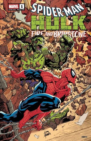 [Spider-Man / Hulk: Fire and Brimstone No. 1 (1st printing, Cover F - Ryan Stegman)]
