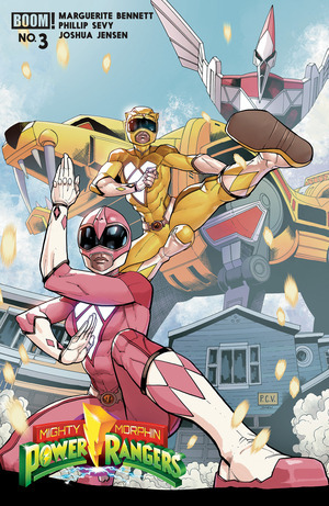 [Mighty Morphin Power Rangers (series 2) #3 (Cover B - VARIANT (DRESSED, SEVY))]