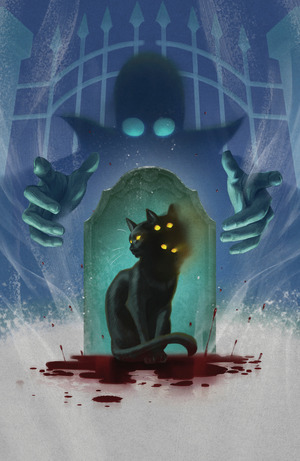 [Stuff of Nightmares - Cat in the Coffin #1 (Cover E - Reiko Murakami Full Art Glow-in-the-Dark Variant)]