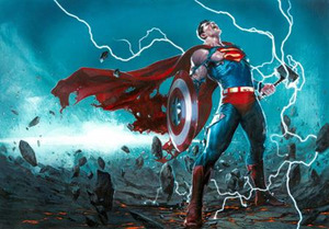 [Avengers / JLA No. 4 Facsimile Edition (Cover E - Gabrielle Dell'Otto Wraparound Variant)]