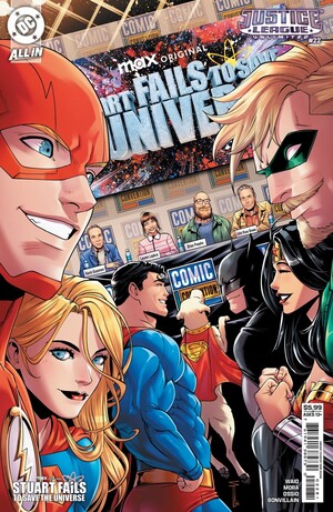 [Justice League Unlimited (series 2) 22 (Cover G - Serg Acuna Stuart Fails to Save the Universe Variant)]
