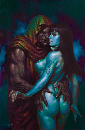 [Vampirella (series 10) #5 (Cover O - Lucio Parrillo Full Art Ultraviolet Incentive)]