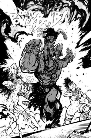 [Do a Powerbomb - Black & White #2 (Cover C - Daniel Warren Johnson Action Variant)]