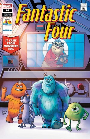 [Fantastic Four (series 8) No. 16 (Cover D - Greg Land Pixar 40th Anniversary Variant)]