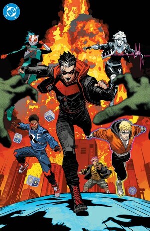 [Teen Titans (series 7) 1 (Cover F - Dan Mora Foil)]