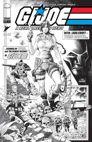 [G.I. Joe: A Real American Hero #330 (3rd printing, Cover B - Chris Mooneyham B&W Variant)]