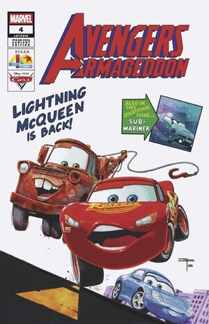 [Avengers: Armageddon No. 4 (Cover E - German Peralta Pixar 40th Anniversary Variant)]