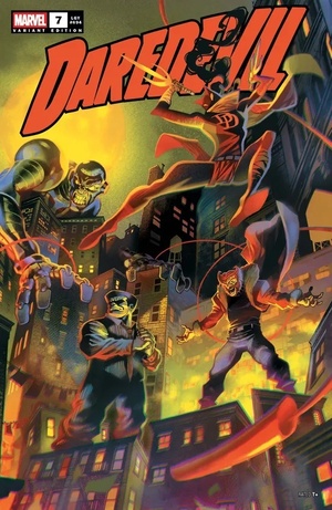 [Daredevil (series 9) No. 7 (Cover B - Flaviano 2-part Connecting Variant)]