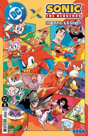 [DC x Sonic the Hedgehog - Metal Legion 5 (Cover A - Pablo M. Collar)]