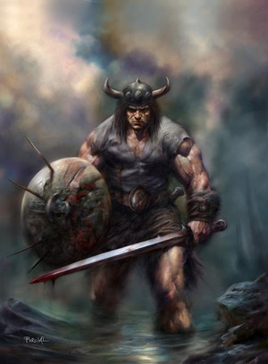 [Savage Sword of Conan (series 3) #16 (Cover D - Nick Percival Full Art Variant)]