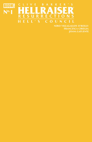 [Hellraiser - Resurrections: Hell's Council #1 (Cover C - Yellow Blank)]