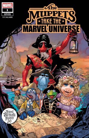 [Muppets Take the Marvel Universe No. 1 (Cover E - Matteo Lolli Muppet Treasure Island 30th Anniversary Variant)]