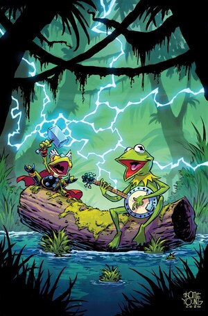[Muppets Take the Marvel Universe No. 1 (Cover K - Skottie Young Full Art Incentive)]