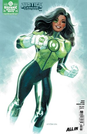 [Justice League Unlimited (series 2) 23 (Cover F - Jose Ladronn Hispanic Heritage Month Variant)]