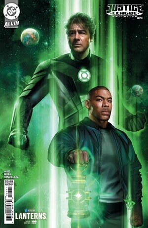 [Justice League Unlimited (series 2) 23 (Cover G - Dave Wilkins Lanterns Variant)]
