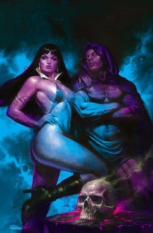 [Vampirella (series 10) #6 (Cover M - Lucio Parrillo Full Art Ultraviolet Incentive)]