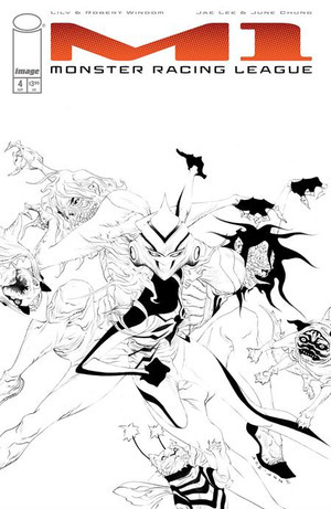 [M1: Monster Racing League #4 (Cover C - Jae Lee B&W Incentive)]