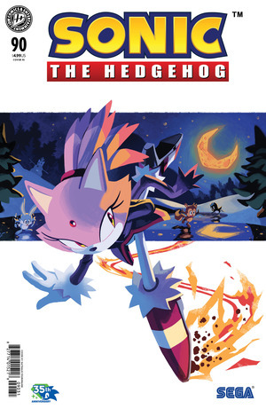 [Sonic the Hedgehog (series 2) #90 (Cover C - Nathalie Fourdraine Incentive)]