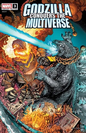 [Godzilla Conquers the Multiverse No. 3 (Cover B - Mark Bagley)]