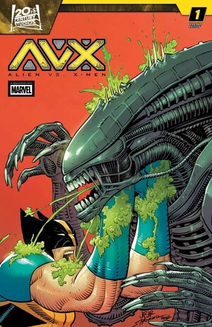 [Alien vs. X-Men No. 1 (Cover B - John Romita Jr. Foil)]