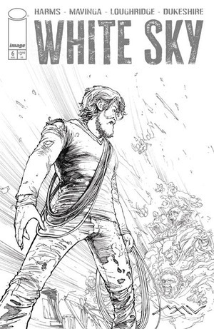 [White Sky #6 (Cover C - JP Mavinga B&W Variant)]