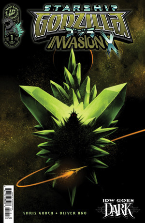 [Starship Godzilla - Invasion X #1 (Cover C - Gavin Fullerton IDW Goes Dark Variant)]