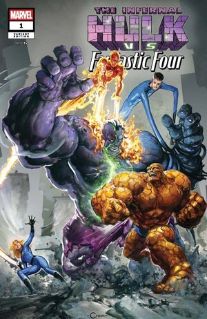 [Infernal Hulk vs. Fantastic Four No. 1 (Cover B - Clayton Crain)]