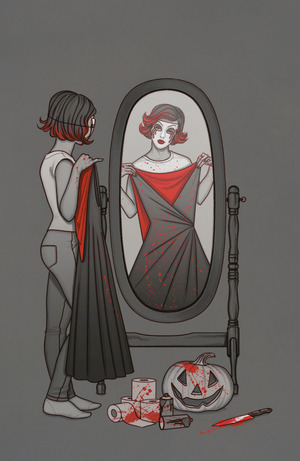 [Hello Halloween #2 (Cover D - Jenny Frison Glow-in-the-Dark Full Art Variant)]