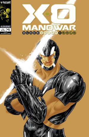 [Valiant Beyond: X-O Manowar - Black, White, & Gold #1 (Cover A - Guillermo Fajardo)]