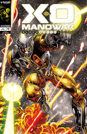 [Valiant Beyond: X-O Manowar - Black, White, & Gold #1 (Cover B - Joe Quesada Black, White, & Gold Variant)]