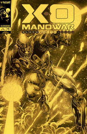 [Valiant Beyond: X-O Manowar - Black, White, & Gold #1 (Cover D - Joe Quesada Gold Foil)]
