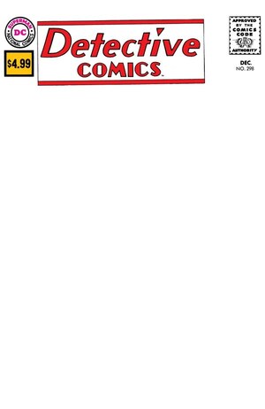 [Detective Comics 298 Facsimile Edition (Cover B - Blank)]