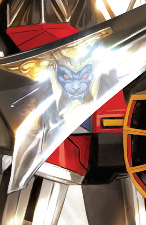 [Mighty Morphin Power Rangers (series 2) #5 (Cover C - Miguel Mercado Megazord Conneting Full Art Variant)]