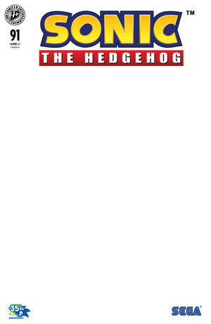 [Sonic the Hedgehog (series 2) #91 (Cover D - Sketch)]