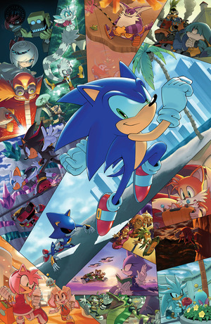 [Sonic the Hedgehog (series 2) #91 (Cover G - Aaron Hammerstrom Full Art Incentive)]