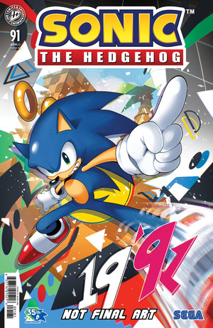 [Sonic the Hedgehog (series 2) #91 (Cover H - Miles Arq Incentive)]