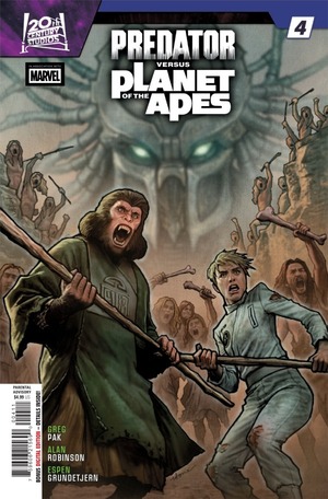 [Predator vs. Planet of the Apes No. 4 (Cover A - Stonehouse)]
