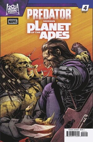 [Predator vs. Planet of the Apes No. 4 (Cover B - Salvador Larroca)]
