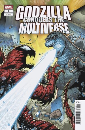 [Godzilla Conquers the Multiverse No. 4 (Cover B - Ron Lim Heisei vs. Marvel Variant)]