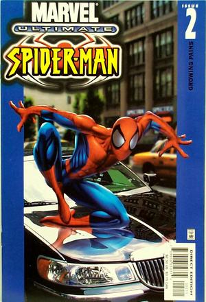 [Ultimate Spider-Man Vol. 1, No. 2 (Spidey on car cover)]