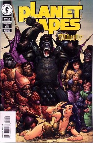 [Planet of the Apes (series 3) #2: The Human War (art cover)]