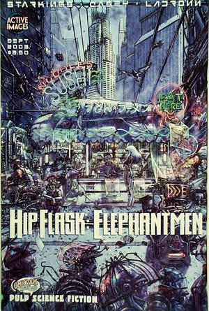 [Hip Flask - Elephantmen (purple cover)]