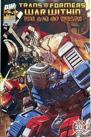 [Transformers: The War Within Vol. 3: "The Age of Wrath", Issue 1 (wraparound cover - Joe Ng)]